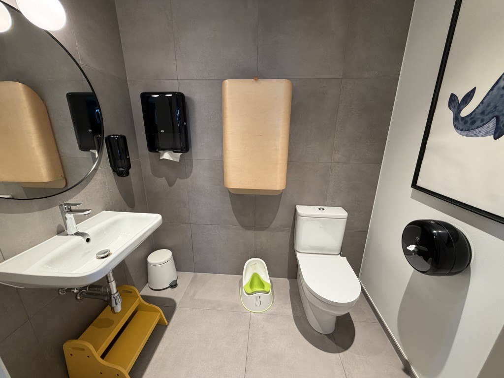 Laste WC ja dušš Rocca mängutoas